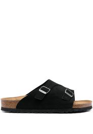 Birkenstock Zürich single-strap suede sandals - Schwarz