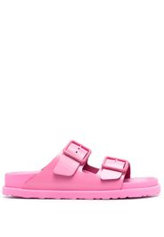 Birkenstock logo-embossed open-toe slides - Rosa