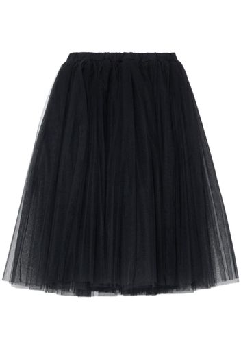 Black Comme Des Garçons tutu high-waisted midi skirt - Schwarz