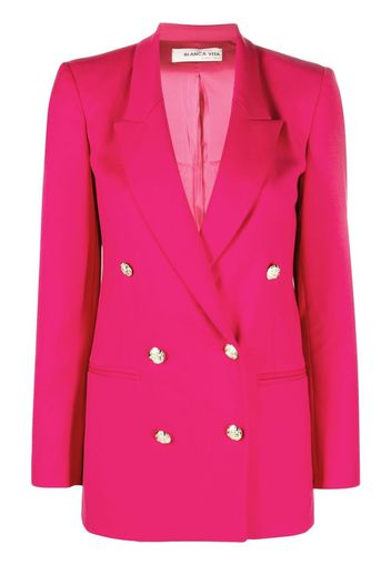 Blanca Vita Sophilia double-breasted blazer - Rosa