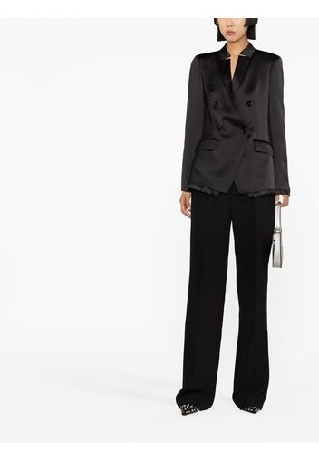 Blanca Vita Doppelreihiger Blazer - Schwarz