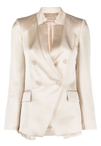 Blanca Vita double-breasted blazer - Nude