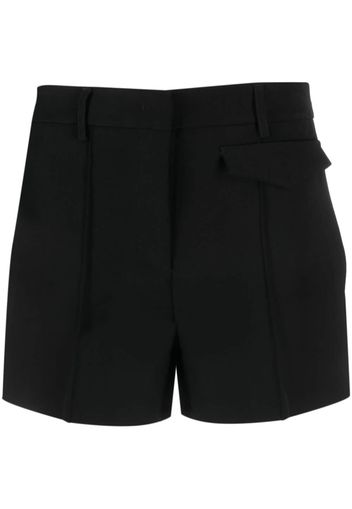 Blanca Vita pressed-crease short shorts - Schwarz