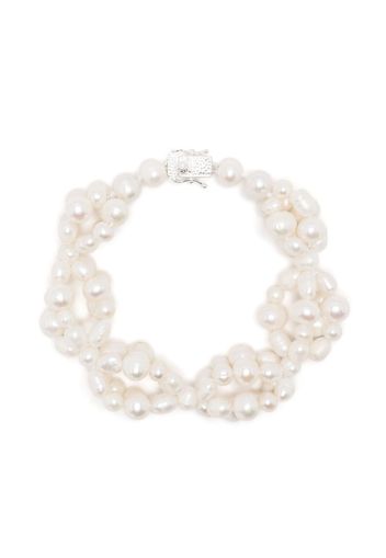 Bleue Burnham multi-strand pearl bracelet - Weiß