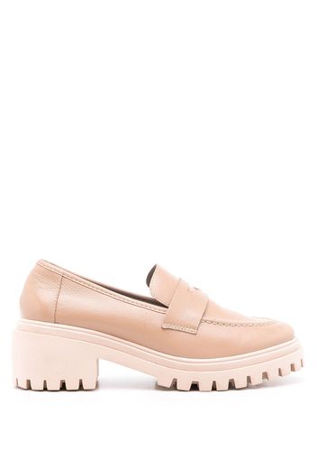 Blue Bird Shoes Loafer mit dicker Sohle - Nude