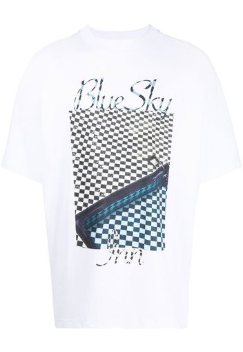 BLUE SKY INN logo-graphic print T-shirt - Weiß