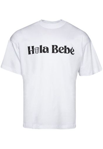 BLUE SKY INN Hola Bebé organic-cotton T-Shirt - Weiß