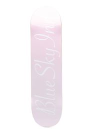 BLUE SKY INN logo-print skate deck - Nude