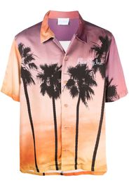 BLUE SKY INN Sunset Palms short-sleeved shirt - Rosa