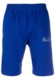 BLUE SKY INN Shorts mit Logo-Print - Blau