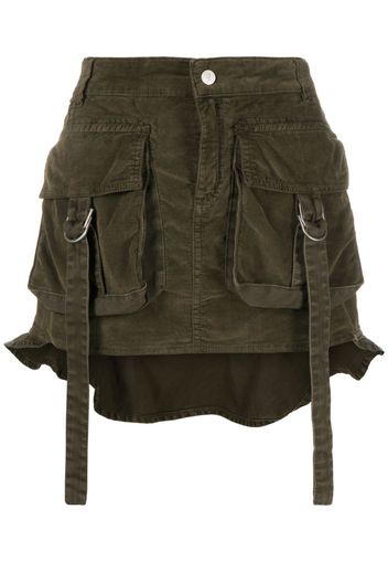 Blumarine multiple-pocket skirt - Grün