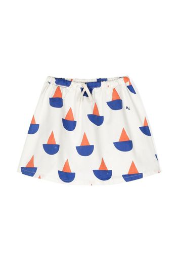 Bobo Choses Sail Boat organic-cotton skirt - Nude