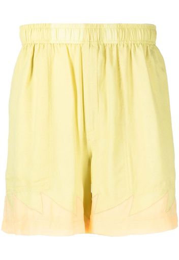 BODE above-knee silk shorts - Grün