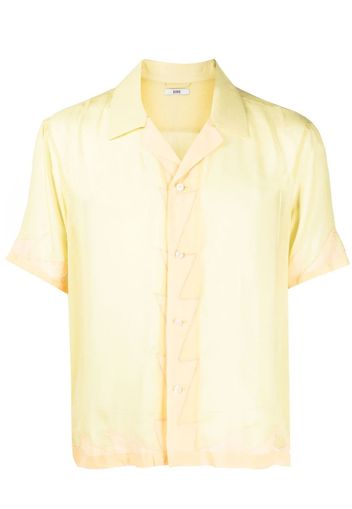 BODE v-neck silk shirt - Grün