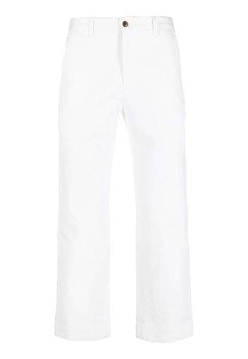 BODE tailored straight trousers - Weiß