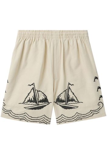 BODE Sailing Shorts - Nude