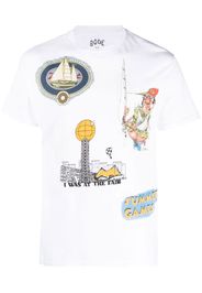 BODE graphic-print crew-neck T-shirt - Weiß