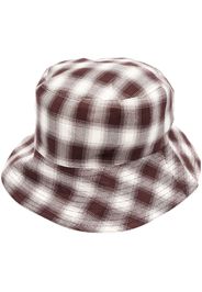 BODE checked bucket hat - Braun