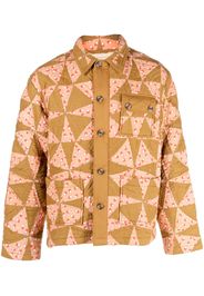 BODE Kaleidoscope quilt jacket - Nude