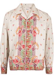 BODE floral-print cotton shirt - Mehrfarbig