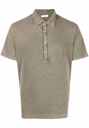 Boglioli short-sleeve cotton polo shirt - Grün