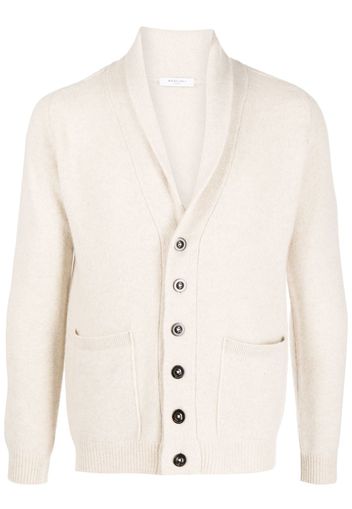 Boglioli cashmere-knit cardigan - Nude