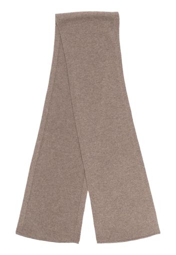 Boglioli fine-knit cashmere scarf - Nude