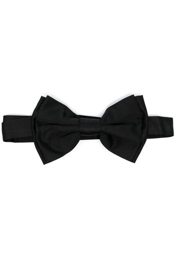 Boglioli satin-finish bow tie - Schwarz