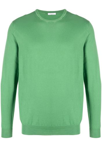 Boglioli fine knit cotton jumper - Grün