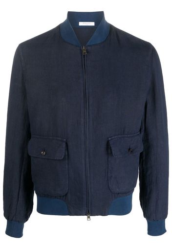 Boglioli zip-up bomber jacket - Blau