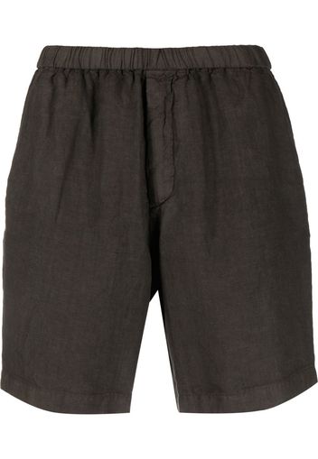 Boglioli elasticated straight-leg shorts - Braun