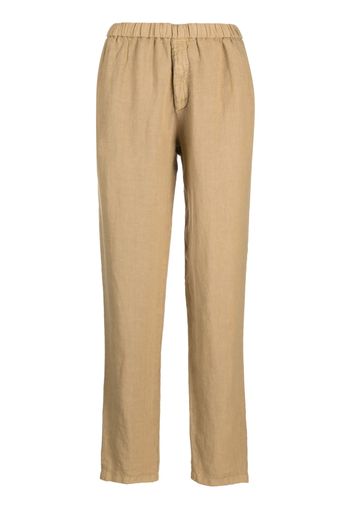 Boglioli straight-leg linen trousers - Braun