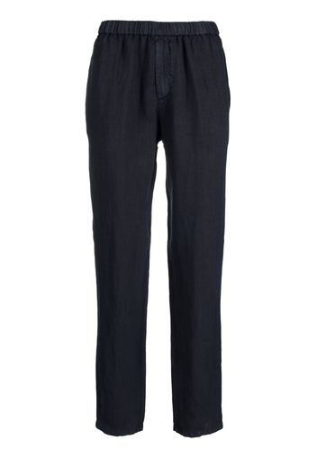 Boglioli straight-leg linen trousers - Blau