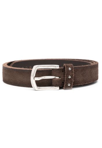 Boglioli stud-embellished buckle belt - Braun