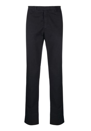 Boglioli straight-leg cotton chino trousers - Blau