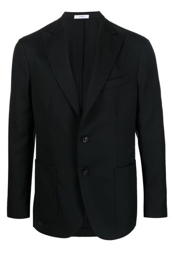 Boglioli single-breasted wool suit jacket - Schwarz