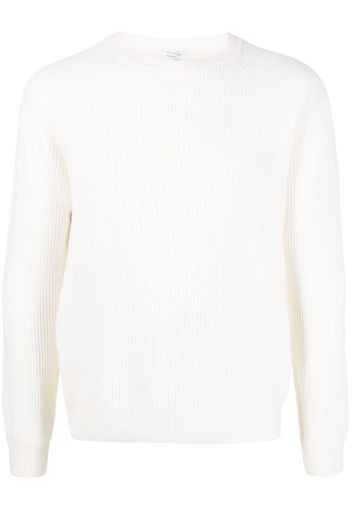 Boglioli ribbed-knit wool-blend jumper - Nude