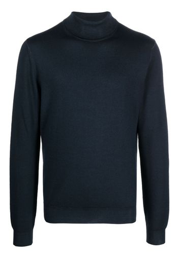 Boglioli roll-neck virgin-wool jumper - Blau