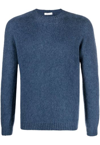 Boglioli Pullover mit rundem Ausschnitt - Blau