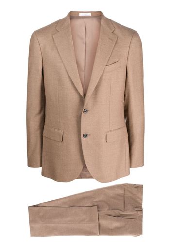 Boglioli notched-lapel single-breasted suit - Braun