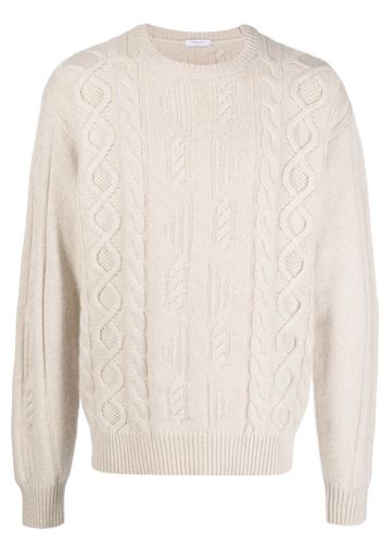 Boglioli cable-knit cashmere jumper - Nude