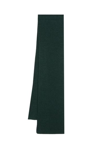 Boglioli ribbed-knit cashmere scarf - Grün