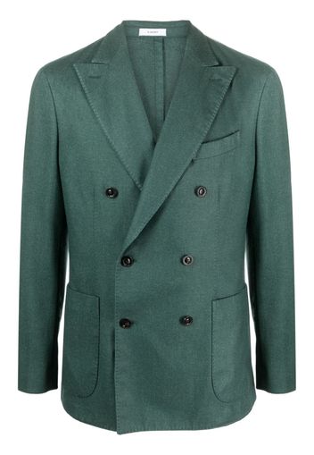 Boglioli wide-lapel double-breasted blazer - Grün