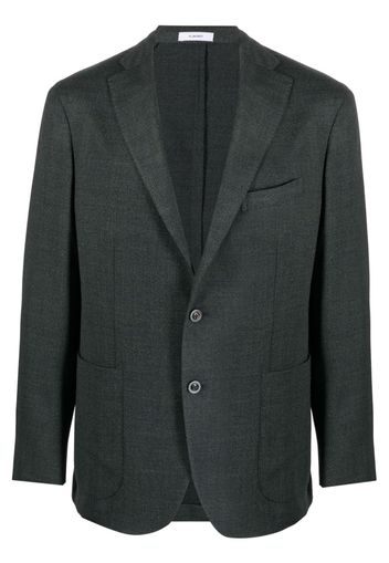 Boglioli virgin-wool single-breasted blazer - Grün