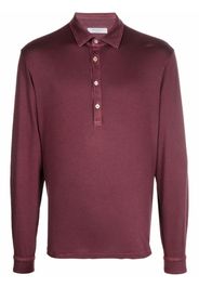 Boglioli Langärmeliges Poloshirt - Violett