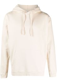 Boglioli drawstring long-sleeve cotton hoodie - Nude