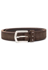 Boglioli stud-embellished buckle belt - Braun