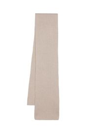 Boglioli ribbed-knit cashmere scarf - Nude