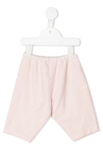 Bonpoint Gerippte Hose mit Stretchbund - Rosa