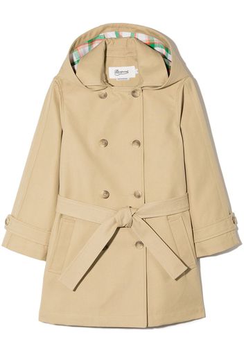 Bonpoint Trenchcoat mit Kapuze - Nude